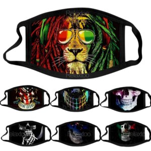 Halloween Waterable Face Masks Anti Dust Reusable Mask Protective Facemask Funny Mascarillas de Proteccion Masque Maska Masker