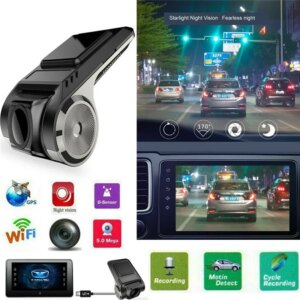 PYMH Mini 150° 1080P FHD Car DVR 2MP Camera Video Recorder ADAS G-sensor Dash Cam USB 24H Car Monitoring