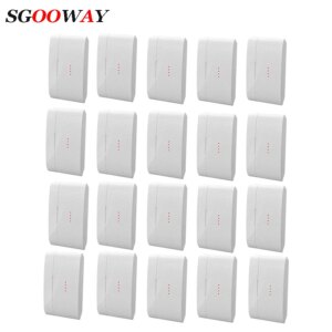 Sgooway Alarm Wireless magnetic contact door sensor Window magnetic contact door detector 433MHZ for alarm system