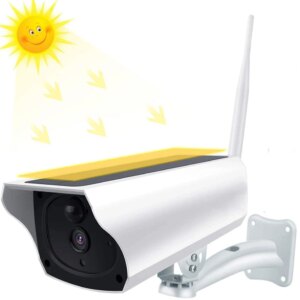 Solar Camera 1080P WiFi Camera Security Wireless Battery Powered IP Camera Outdoor Waterproof Two Way Audio PIR Motion detection