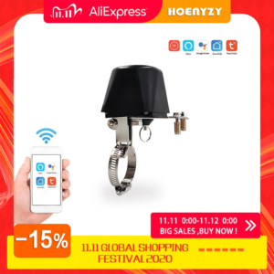 1/2" 3/4" 1" Smart Wifi Gas Manipulator Tuya Valve Garden Water Shut Off Timer Irrigation Controller with Alexa,Google Assistant