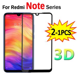 1-2pcs 3D Glass On Redmi Note 7 8 9 Pro Protective Tempered Safety Glass For Xiaomi Redmi Note 7 8 9 Pro Max 9s Screen Protector