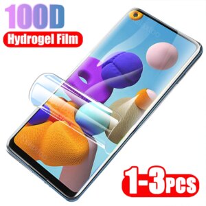 1-3 pcs Hydrogel soft film for Samsung A21s screen protector for Samsung galaxy A01 A21 A31 A51 A71 4G A10S A20S film not glass