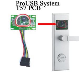 125KHz T57 ProUSB Hotel Lock System Hotel Lock Replacement Circuit Board Card T5557 Intelligent RFID Contactless Lock System