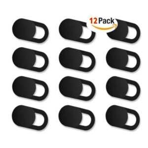 12PC Round Camera Protective Cover Phone Flat Lens Cover Stickers Computer Camera Sliding Protection Sticker for Mobile Phone