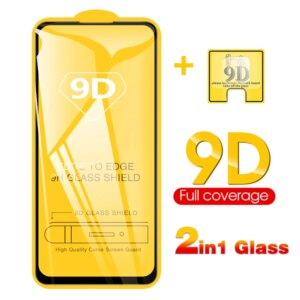 2-in-1 9D Camera + Tempered Glass For Xiaomi Redmi Note 9s Note 9 Pro Screen Protector Glass On Note 9 Pro Max protective Glass