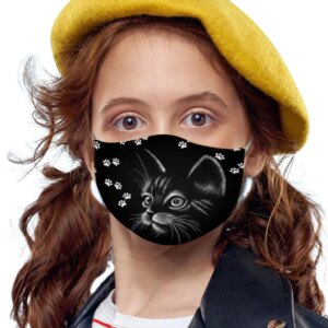 2020 3d Print Cat Face Filter2.5 Mouth Foam Mask Hip Hop Women/men Dust-proof Mask Cat Drinking Fountain For Boys/girls Mask