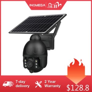 2020 NEW INQMEGA 4G WIFI Solar IP PTZ Cameras Starlight full color IR vision P2P 4G sim card IR Vision Cloud storage camera