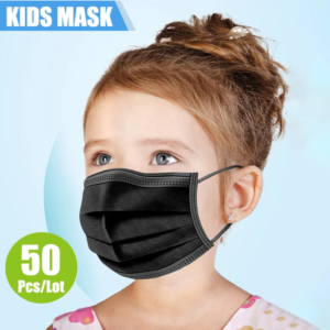 24h Fast Shipping Disposable Child Mask Child Face Mask 50pcs/100pcs 3-layer Disposable Non-woven Fabric Child Protection Mask