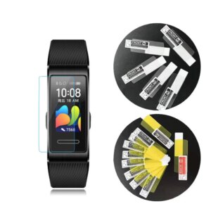 3PCS For Huawei Band 4 3 3e 4e pro B5 Smart Wristband Anti-shock Soft TPU HD Clear Protective Film Full Screen Protector Cover
