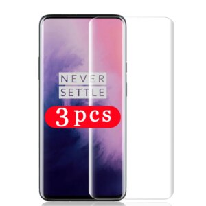3Pcs tempered glass for oneplus 6 6T 7 7T 8 pro phone screen protector for oneplus Z Nord on glass smartphone protective film