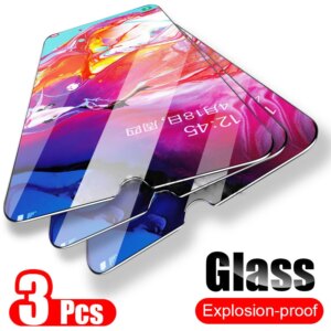 3pcs Tempered Glass for samsung a10 a20 a30 a40 a50 a70 Protective Glas Screen Protector Safety Tremp on galaxy a 10 20 30 40 50