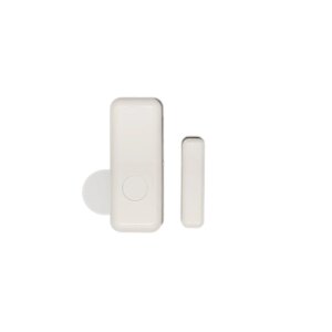 433MHz Wireless Door Window Detector White Magnetic Contact Switch Sensor to Detect Door Open for House Security Alarm System