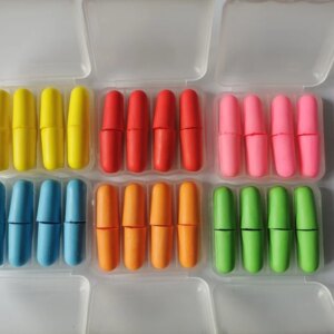 4Pairs/set comfort noise reduction Foam Soft Ear Plugs box-packed Earplugs Protective for sleep Travel slow rebound earplugs