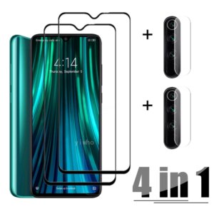 4in1 On Redmi 8A Protective Glass For Xiaomi Redmi Note 8 Pro Screen Protector Xiomi Note8 T Clear Camera Len Film Redmy 8t Glas