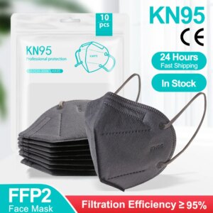 5-100pcs Mascarilla FFP2 KN95 Mouth Mask 5 Layers Anti-droplets Protective KN95 Face Masks Reusable Filter ffp2mask CE Fast Send