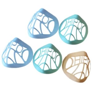 5 Pcs 3D Stereo Mask Internal Support Holder Protective Frame Breathable Nose Pad Increase Breathing Space Soft Comfort