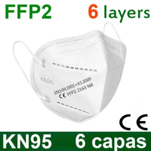 6-layers 5-200 PCS FFP2 face mask KN95 facial masks filter maske Mouth mask anti dust mask mascaras mascarilla ventilation