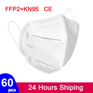 60 Pcs KN95 FFP2 Masks maske Filtration Dustproof Facial Anti-Flu Mask Safety masque Face Protective Mask Mascarillas Tapabocas