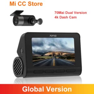 70mai Smart Dash Cam 4K A800 Built-in GPS ADAS Parking Monitior SONY IMX415 140FOV Real 4K UHD Cinema-quality Image 70 mai A800