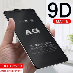 9D Matte Tempered Glass for samsung galaxy A9 A6 A8 Plus 2018 Frosted screen protector on galax A7 A750 protective Film a 7 8 9