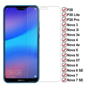 9D Tempered Glass For Huawei P20 Lite Pro Nova 3 3i 3e Screen Protector On Huawei Nova 5 5T 5i 4 4e 6 7 SE Protective Glass Film