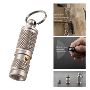 Aluminium Alloy Portable Strong Light Strobe Self Defense LED Flashlight,outdoor Emergency Mini Flashlight Defensa Personal Arma