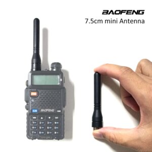 Baofeng 7.5cm Mini Size Antenna UHF Band Walkie Talkie Antenna Two Way Radio Gain Antenna for UV-5R 5RE 5RA UV-82 888S