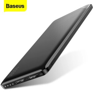 Baseus 10000mAh Power Bank For iPhone Xiaomi mi Samsung s10 10000 mAh Slim Powerbank Portable External Battery Charger Poverbank