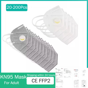 Big Sale 200Pcs KN95 FFP2 Mask Mascarillas For Adult Protection Face Mask 5-layer filter 95% Filterability Close To FFP3 Masks