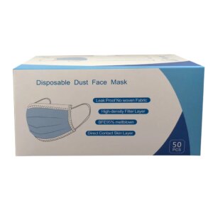Disposable Mask Packaging Box Custom Mask Box Color Box English White Card Carton Universal Disposable Face Mask Box Masque
