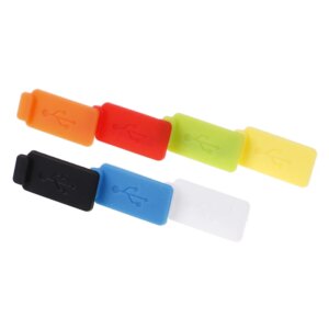 Dustproof prevention for PC Notebook 5 PCS Standard USB Dust Plug Port Charger Cover Jack Interface