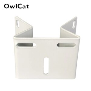 Exterior Outside Wall Corner Mount Metal Bracket Right Angle CCTV Surveillance Camera Holder Adapter