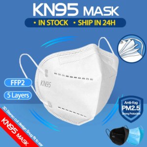 FFP2 Mask KN95 Mouth Face Masks Filter Dustproof Anti-fog Respirator Breathable 5-Layer Protection Mascarillas kn95 Mask