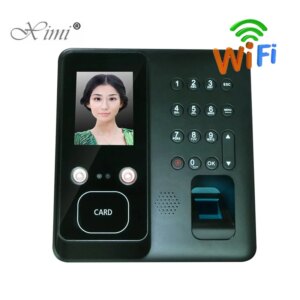 Free Shipping Face Time Attendance Machine F610 With WIFI Fingerprint Access Control System Card Time Clock