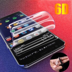 Full Cover Hydrogel Film on for Samsung Galaxy A3 A5 A7 2016 2017 A6 A8 Plus A9 2018 Screen Protector Safety Protective Film