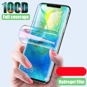 HD Hydrogel Film for Huawei Y5 ii Y6 Pro 2017 Y3 2018 Y7 Prime Screen for Huawei P Smart Plus on Y6 ii Y3 ii Not Glass