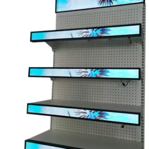 HDMI USB 17 Inch shopping mall Digital Shelf Edge Advertising Screen LCD Stretched Digital Signage Stretched Bar LCD Display