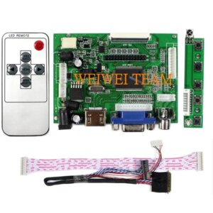 HDMI VGA 2AV TTL LCD Controller Board Support 7 inch 10.1 inch 1280x800 N070ICG-LD1 B101EW05 LP101WX1 HSD101PWW1 LCD Screen