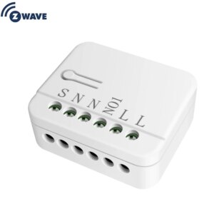 Haozee Smart Home Automation Z Wave Plus Single Relay Large Power Insert Switch Module Lighting Control