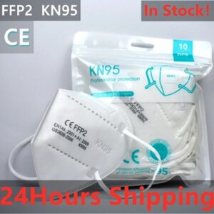 In Stock ！1-200 KN95 Mask Protective Filter Maske Mouth Mask FFP2 Mascherin Anti Dust Mask Mascaras Mascarilla Ventilation