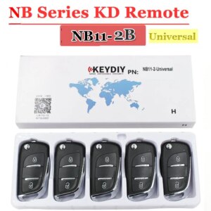 KEYDIY KD Remote NB11 Universal Multi-Functional Remote 2 Button NB Series Key for KD900 URG200 Remote Master Tool (5Pcs/Lot)