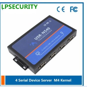LPSECURITY USR-N540 4 ports Serial Device Servers, Serial RS232 485 422 to Ethernet Converter module controller