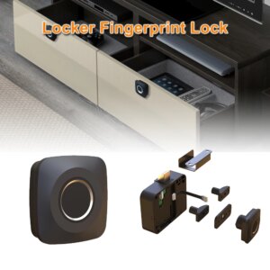 MINI smart Locker Fingerprint Lock Padlock Battery Powered Keyless Digital Lock for Gym, School, Drawer, Backpack fast shipping