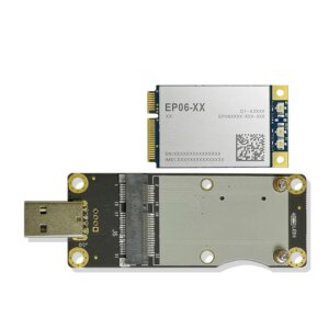 Mini PICE to USB adpater with Quectel EP06-E LTE Advanced Cat6 module for industrial 4G router home gateway tablet PC digital