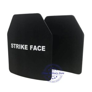 NIJ IIIA Steel Alloy Strike Face Shooter Cut & Rectangle Anti-trauma Ballistic Plate For Plate Carrier