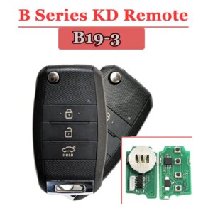 New Arrival Free shipping B19-3 KD remote 3 Button Remote Key for URG200/KD900/KD200(1 piece)