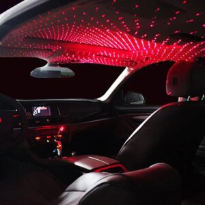 New Mini LED Car Roof Star Night Lights Interior Projector Light Atmosphere Galaxy Lamp Decoration Light USB Plug
