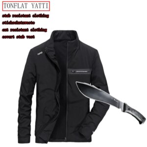 New Self Defense Security Anti-cut Anti-hack Anti-sta Jacket Military Stealth Defensa Police Personal Tactics Clothing 3 Color