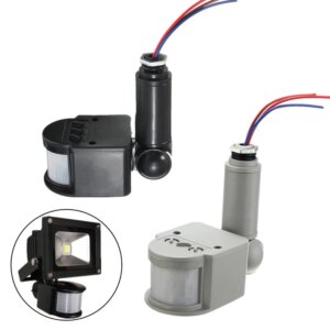 Outdoor Indoor Home Motion Sensor Light Switch 5W-100W AC 220V Automatic IR motion Sensor Switch With LED Light New arrival